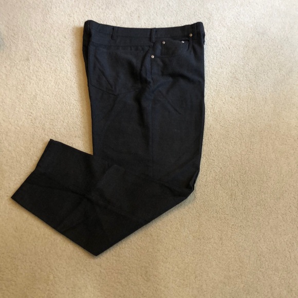 Andrew Fezza black slacks w/pockets & belt buckle. - Picture 6 of 6